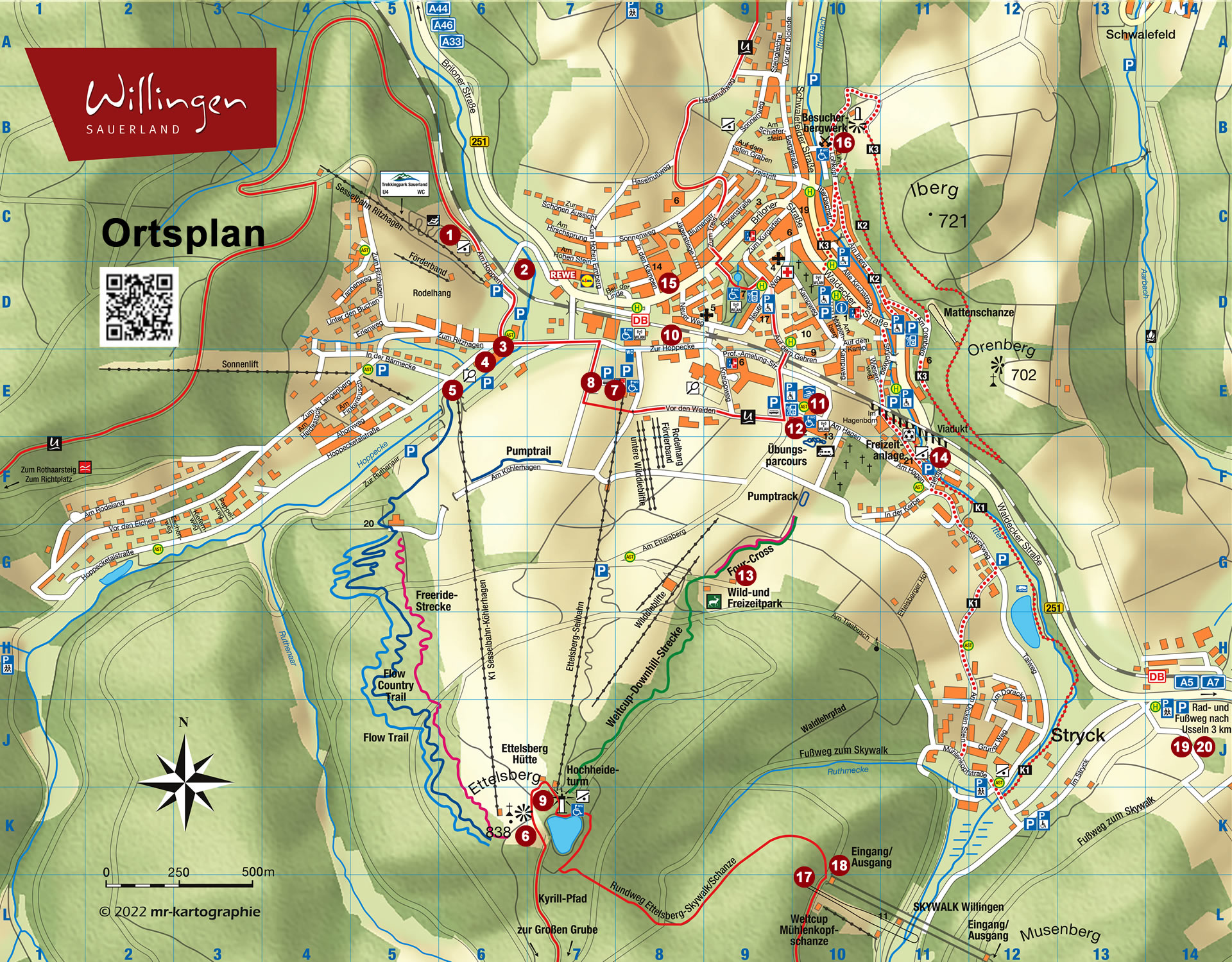 Ortsplan Willingen